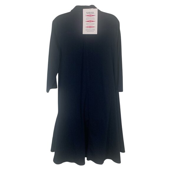 Women With Control QVC Blue Denim 3/4 Sleeve Polo Dress Size Medium - Picture 4 of 7